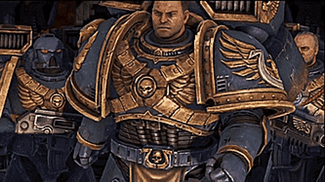 Captain Titus Warhammer40k GIF - Captain Titus Warhammer40k Space Marine GIFs