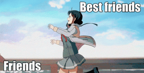 Anime Hug GIF - Anime Hug Best Friends GIFs