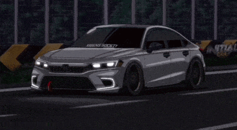 a silver car with a sticker on the windshield that says xsens society