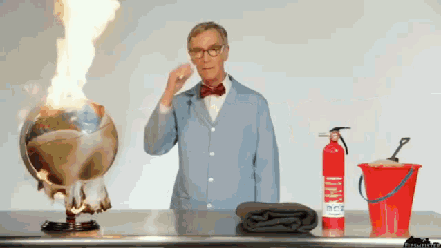 Bill Nye Safety Glasses GIF - Bill Nye Safety Glasses Burn GIFs
