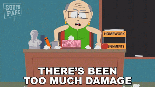 Theres Been Too Much Damage Herbert Garrison GIF - Theres Been Too Much Damage Herbert Garrison South Park GIFs