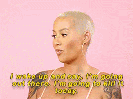 Daily Mantra GIF - Amber Rose Confident Mornings GIFs