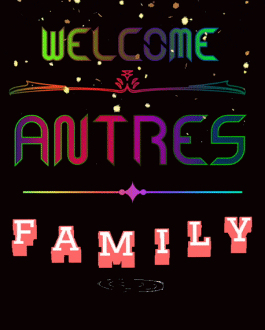 a sign that says welcome autres family