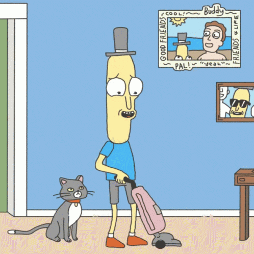 Rick And Morty House Work GIF - Rick And Morty House Work Vacuum GIFs