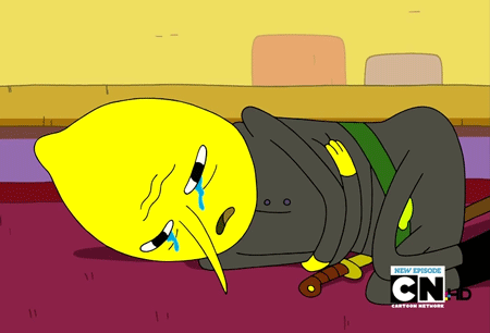 When Life Gives You Lemons... GIF - Artoon Network Adventure Time Lemongrab GIFs