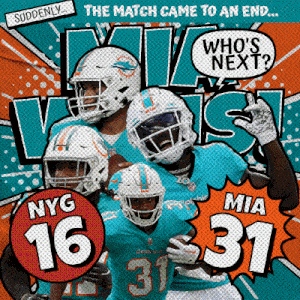 Miami Dolphins (31) Vs. New York Giants (16) Post Game GIF - Nfl National Football League Football League GIFs