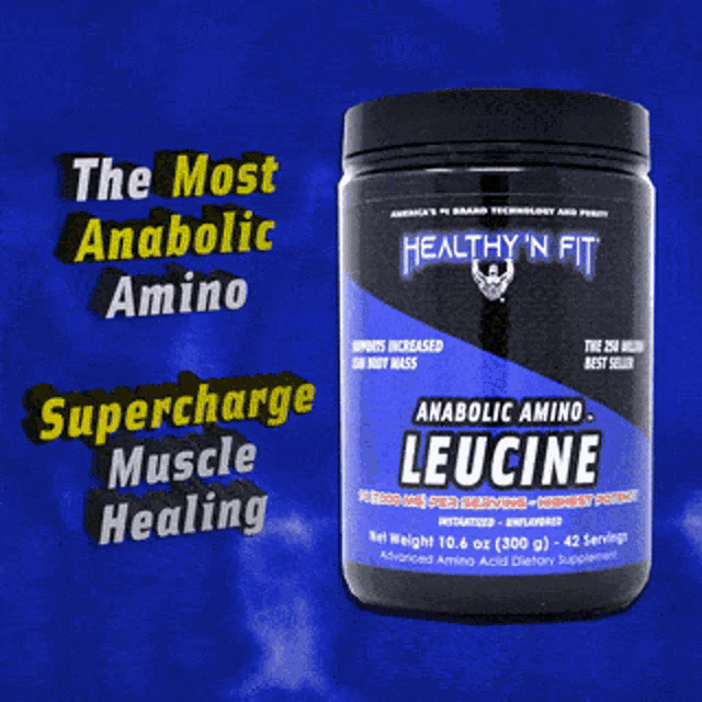 healthy n fit anabolic amino supercharge leucine muscle healing supplement