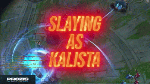 Alderiate Slaying As Kalista GIF - Alderiate Slaying As Kalista Winning GIFs