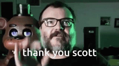 Thank You Scott Scott Cawthon GIF