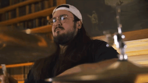 Playing The Drums Kevin Kaine GIF - Playing The Drums Kevin Kaine Knocked Loose GIFs