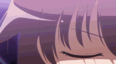 a close up of a person 's eye with a purple background