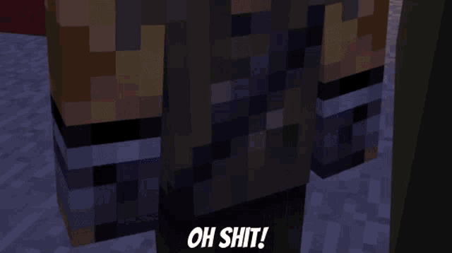 a screenshot of a video game with the words oh shit at the bottom