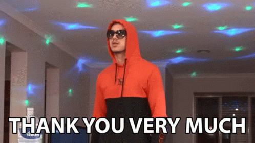 Thank You Very Much Jamie Zhu GIF - Thank You Very Much Jamie Zhu Jamie Zhu Vlogs GIFs
