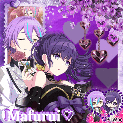 a picture of a boy and a girl with the name mafurii