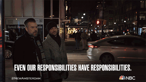 Even Our Responsibilities Have Responsibilities Dr Iggy Frome GIF - Even Our Responsibilities Have Responsibilities Dr Iggy Frome Trevor Vaughn GIFs