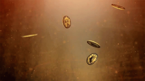 Raining Coins The Witcher GIF - Raining Coins The Witcher The Witcher1 GIFs