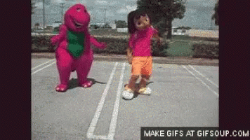 Dance Barney GIF - Dance Barney Party Hard GIFs