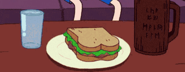 Finn Sandwich Ellie GIF