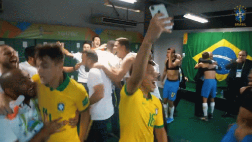 Comemoracao Time Cbf GIF - Comemoracao Time Cbf Confederacao Brasileira De Futebol GIFs