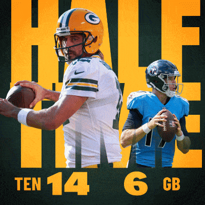 a poster with two football players and the number ten 14 6 gb