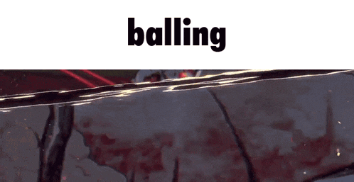 the word balling is on a white background with trees in the background