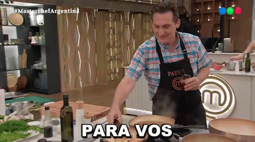 Para Vos Paulo Kablan GIF - Para Vos Paulo Kablan Master Chef Argentina GIFs