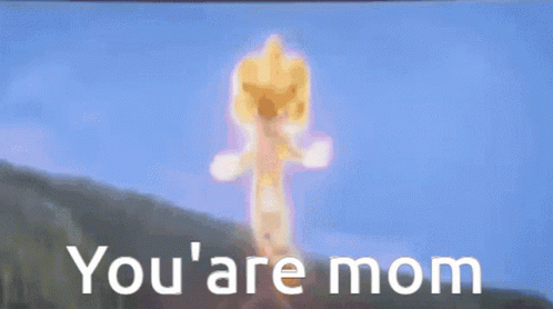 Super Sonic Your Mom GIF - Super Sonic Your Mom Super Sonic Stop GIFs