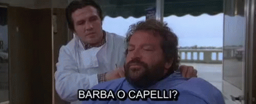 Bud Spencer Barba Capelli Barbiere GIF - Bud Spencer Bears Hair GIFs