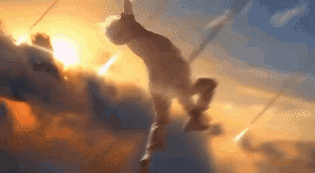 a person is flying through the air while holding a rope .