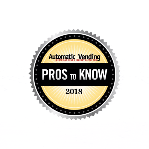 an automatic vending pros to know badge for 2018