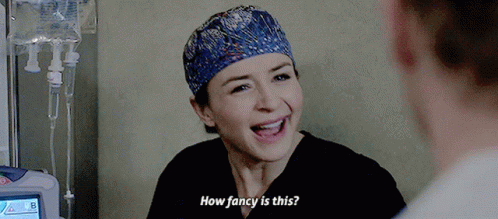 Greys Anatomy Amelia Shepherd GIF - Greys Anatomy Amelia Shepherd How Fancy Is This GIFs
