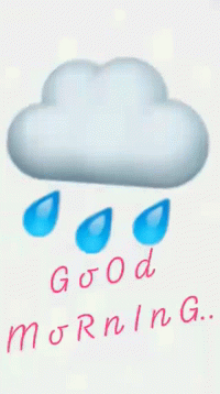 Good Morning Rain GIF