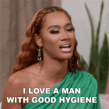 I Love A Man With Good Hygiene Morgan Bledsoe GIF - I Love A Man With Good Hygiene Morgan Bledsoe Basketball Wives Orlando GIFs