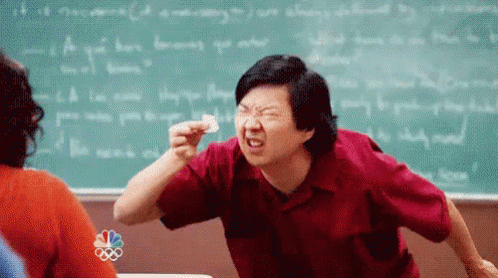 Too Small To Read - Small GIF - Ken Jeong Community Too Small To