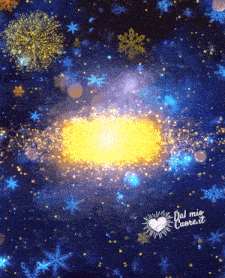 a picture of a galaxy with dal mio cuore.it written in the corner