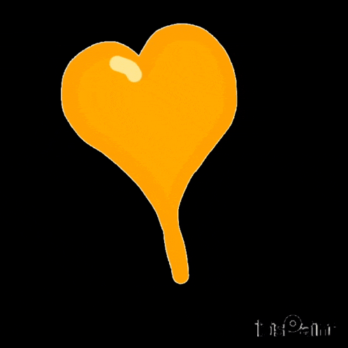 a heart shaped object with the letter b inside of it