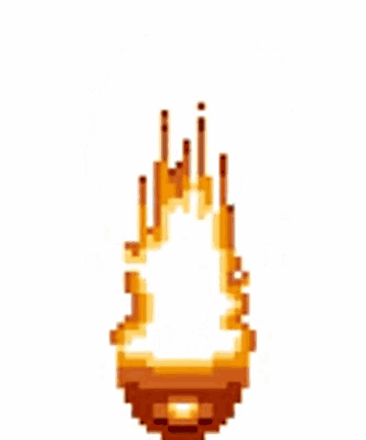 a pixel art illustration of a chicken wing exploding .