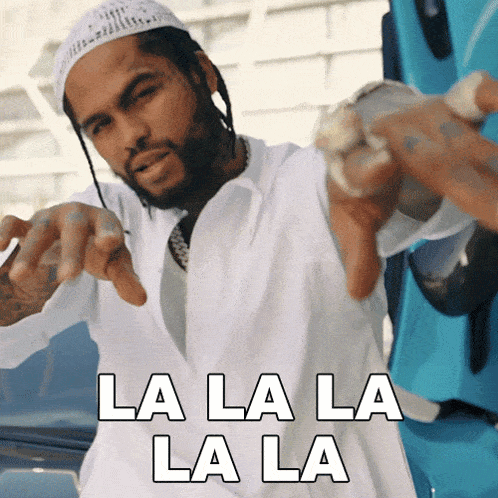 La La La La La Dave East GIF - La La La La La Dave East Rich Problems Song GIFs