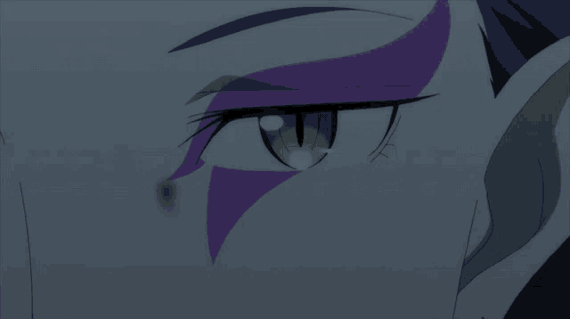 a close up of a person 's eye with the words " you just continue to change " written below it