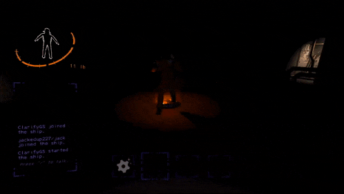 a screenshot of a video game shows a large explosion with the words clarify on the screen