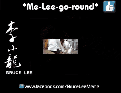 a video of bruce lee kicking another man in the face
