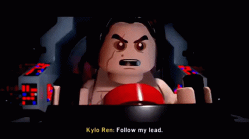 Lego Star Wars Kylo Ren GIF - Lego Star Wars Kylo Ren Follow My Lead GIFs