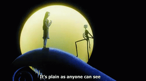 Meant To Be - Nightmare Before Christmas GIF - Romance GIFs