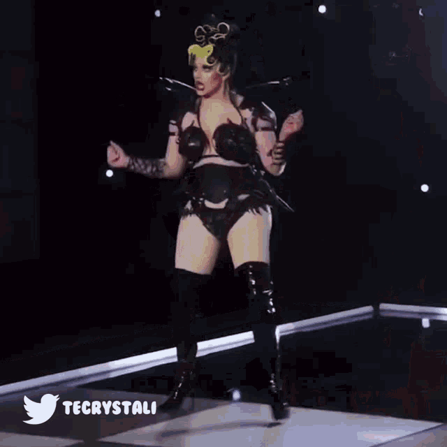 Irene Duboir High Kicks GIF