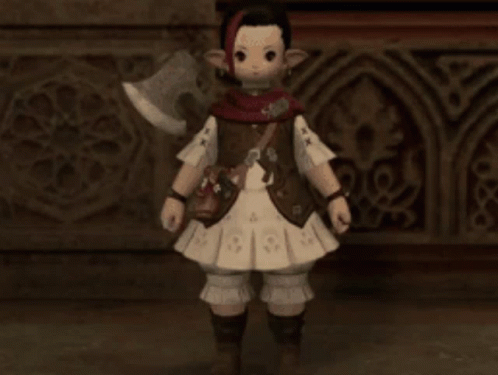 Lalafell Mmo GIF - Lalafell Mmo Air Quotes GIFs