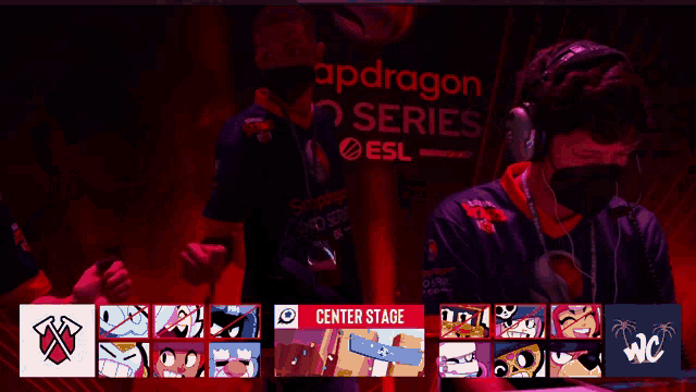 a group of people standing in front of a sign that says apdragon on it