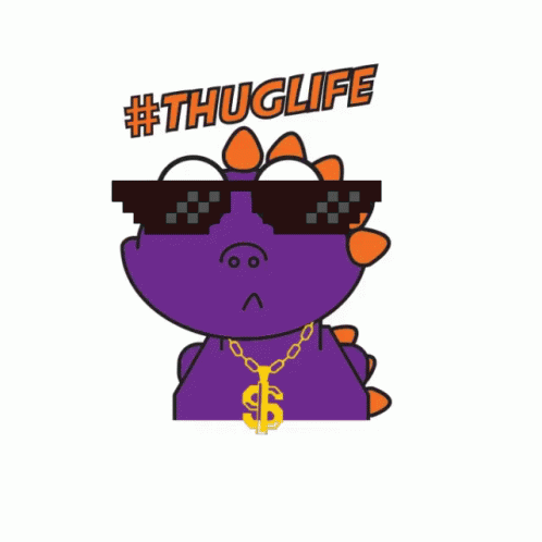 Gigazilla Thug Life GIF - Gigazilla Thug Life Emoji GIFs
