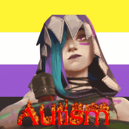 a picture of a person with the word autism written on it
