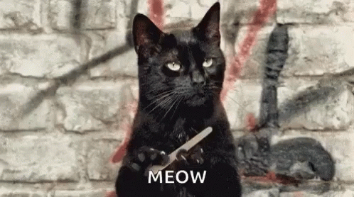 Whatever Salem Cat GIF - Whatever Salem Cat Nails GIFs