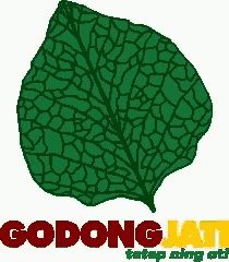 a green leaf with the words codongjati in yellow